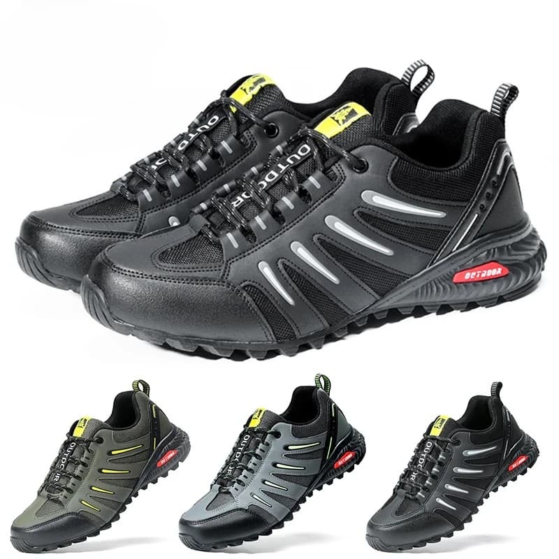 YUYIN Hiking Shoes Men‘s Outdoor Trainers Trekking Sneakers Non-slip Climbing Trekking Hunting Tactical Sneake Size 40-47#