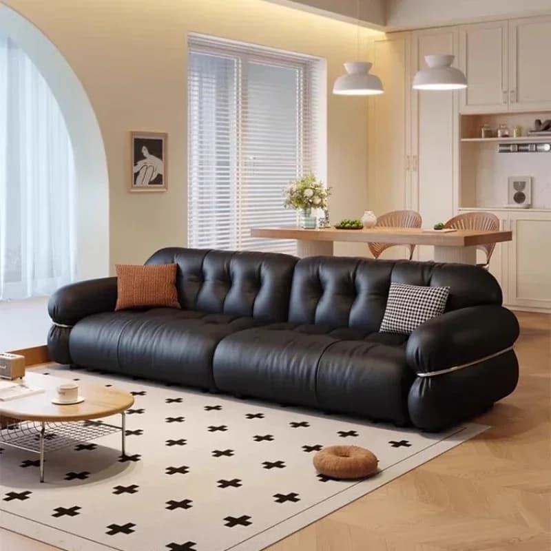 Divano Ergonomico con Braccioli per Reception, Salotto, Ufficio, Soggiorno, Appartamento di Lusso, Arredamento Trendy