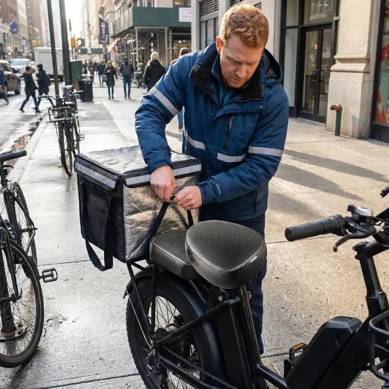 Coprisedile in Pelle PU per Scooter Elettrici e Biciclette a Batteria, Cuscino Morbido, Spesso, Impermeabile e Confortevole