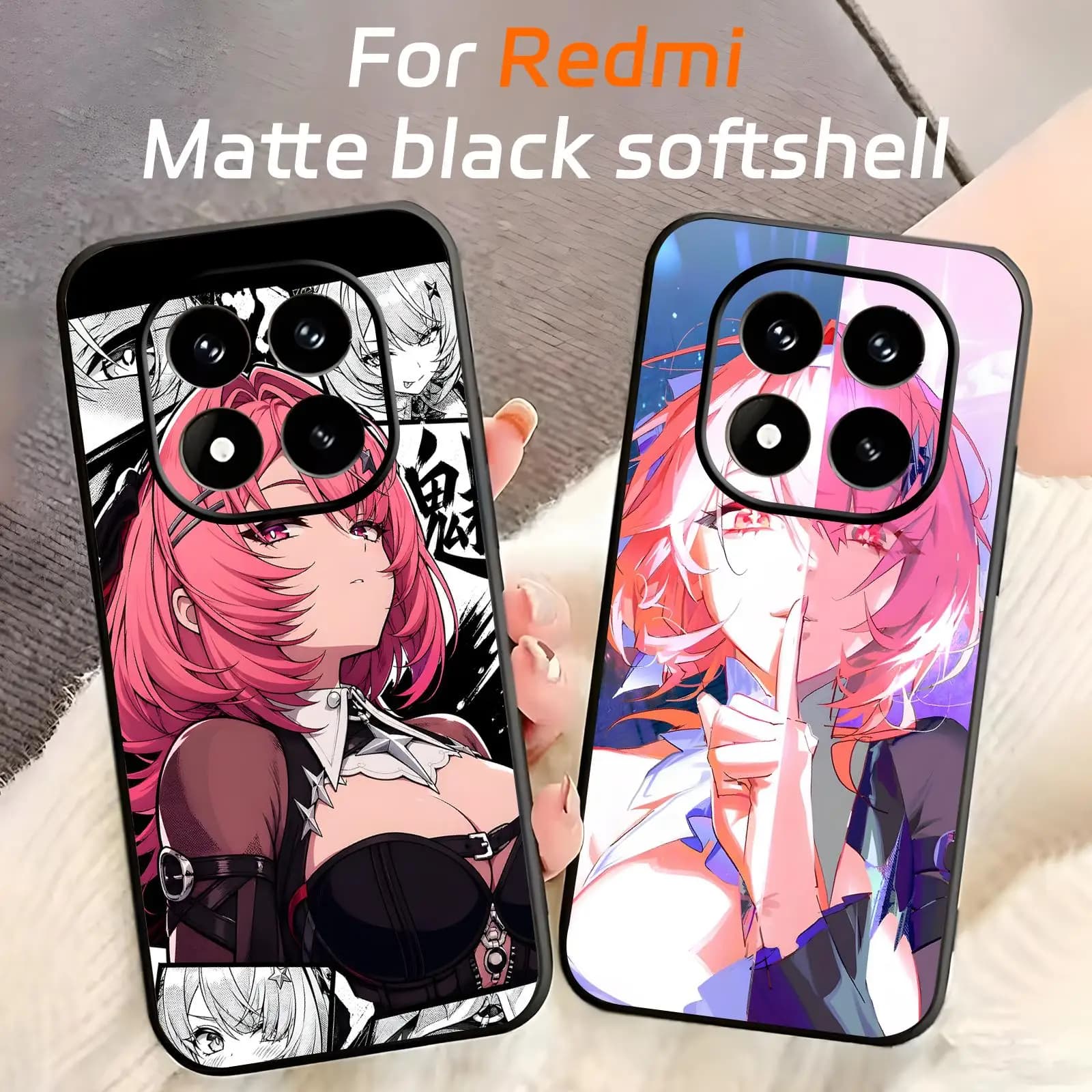Phone Case For Redmi Note15 14 13 12 11Pro Plus 5G 14C A3 Soft Black Phone Cover Zenless Zone Zero Remielle Dan