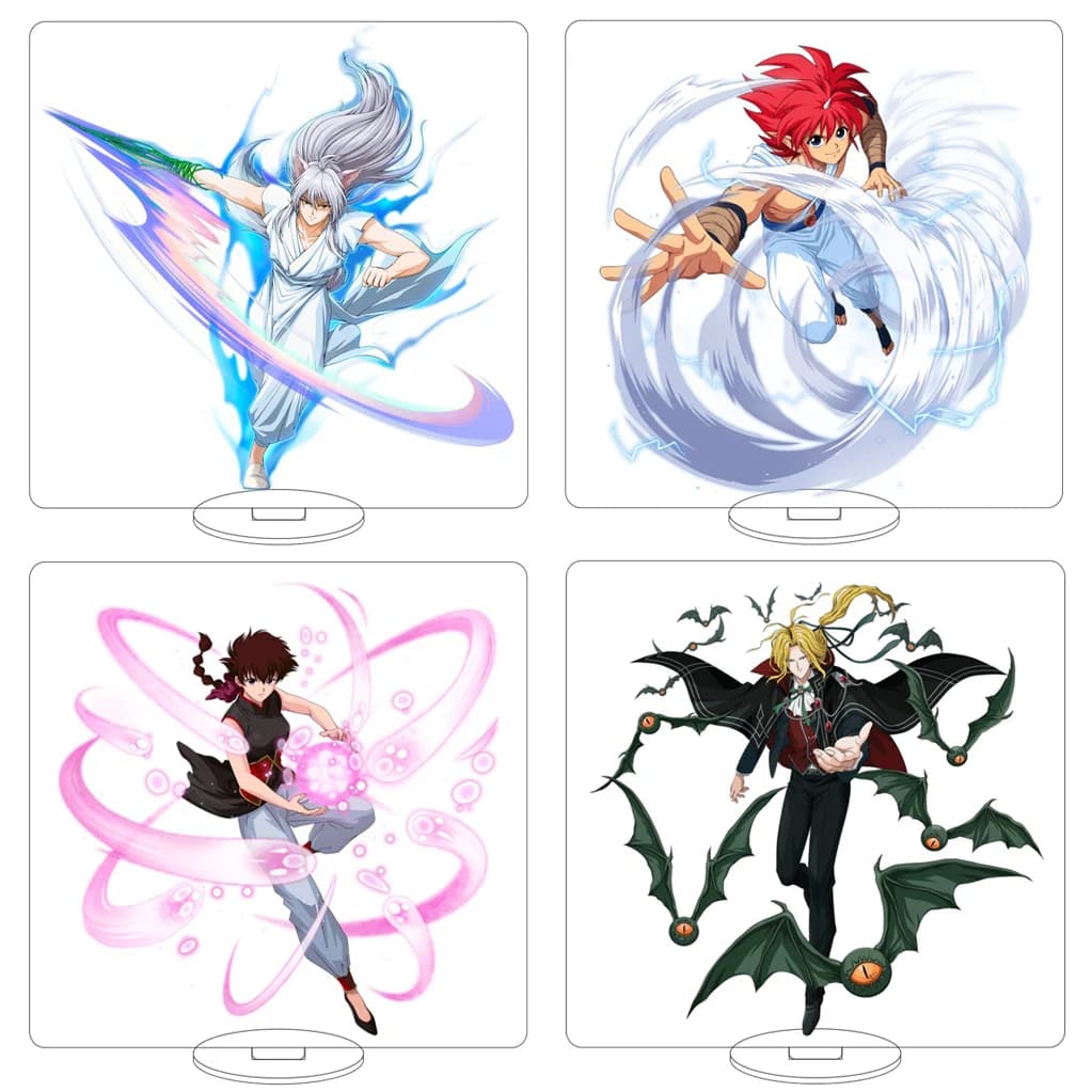 16CM Anime Yu Yu Hakusho Kurama Urameshi Yusuke Koenma Botan Koto Cos Acrylic Figure Stand Chrismas Gifts Ornaments