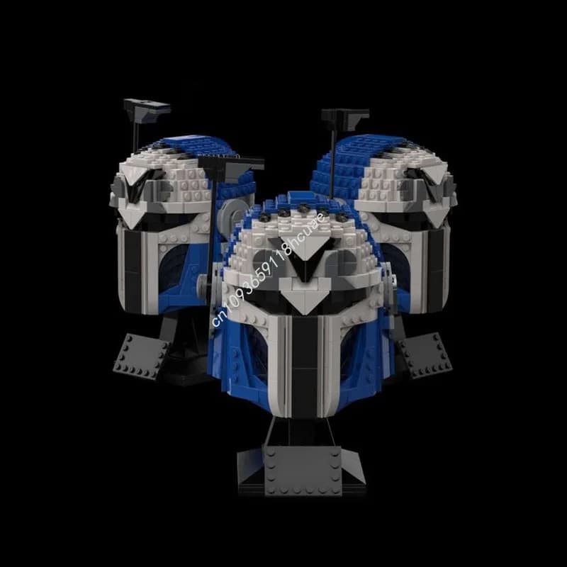 686PCS MOC Star Battle Casco Bo Katan Kryze Famoso Modello di Film Building Blocks Impilabile Mattoni Giocattoli Educativi Creativi Regalo Del Capretto