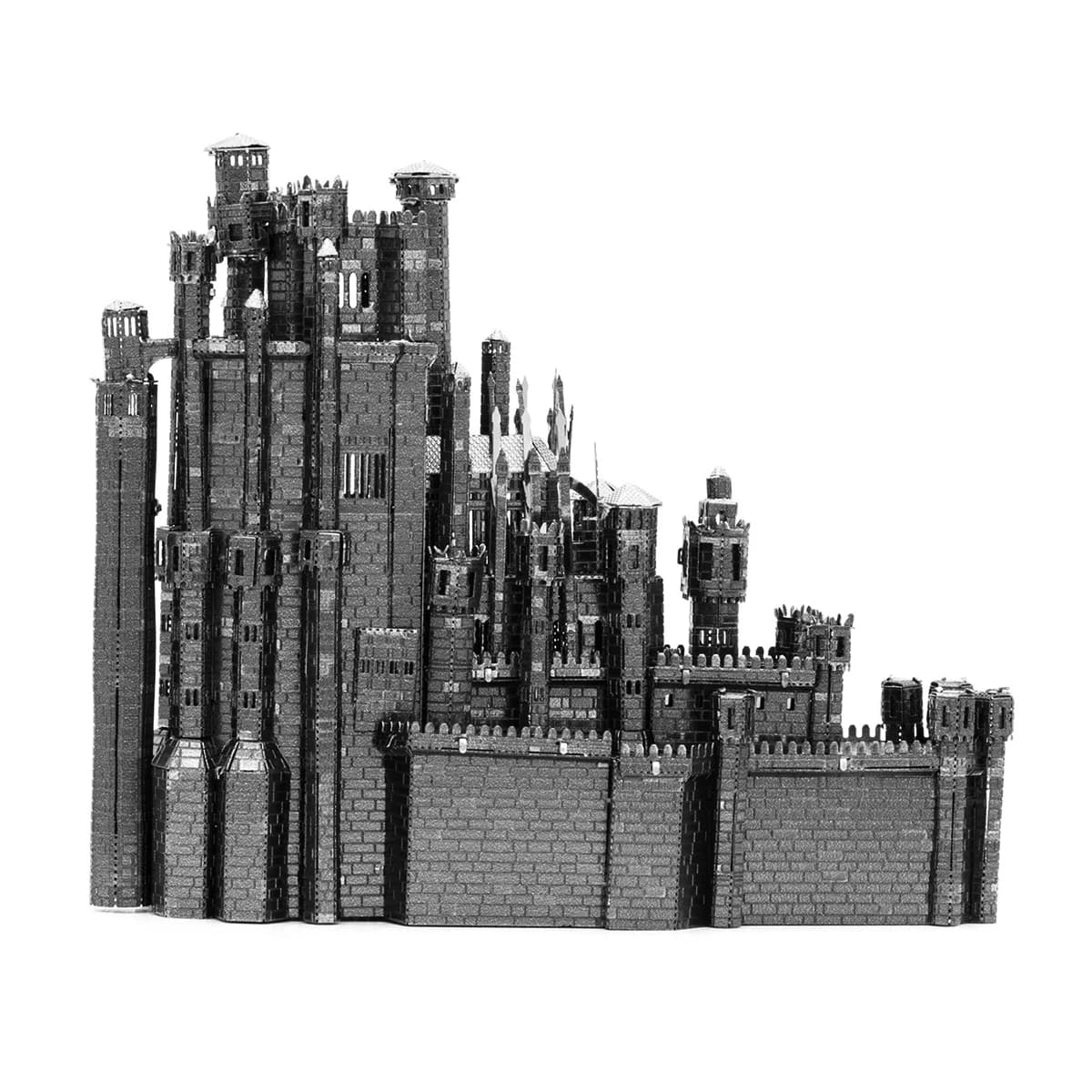 3D Metal Puzzle Kit Red Fort DIY Puzzle with Laser Cutting Toy Kids Puzzle