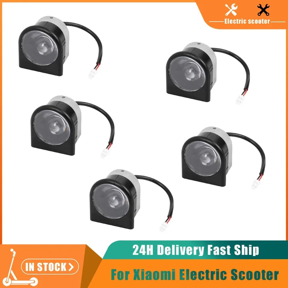 Faro Anteriore Impermeabile per Monopattino Elettrico Xiaomi 4 Pro, Luce LED per Sicurezza Notturna, Ricambio per KickScooter