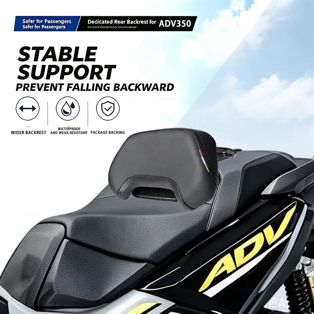 Suitable For Honda Adv350 Seat Backrest Lumbar Support, Cruise Back Cushion, Waterproof Modification Accessories