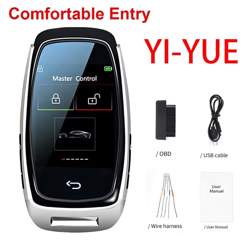 CF920 Display remoto universale modificato Chiave LCD intelligente Ingresso confortevole Blocco automatico Keyless Go per Audi/BMW/Ford/Mazda/Toyota/KIA