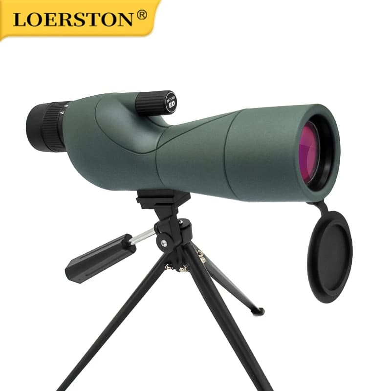 25-75x60 Zoom Cannocchiale Lente ED Potente telescopio monoculare a prisma Bak4 per il campeggio all'aperto Bird Watching Tiro