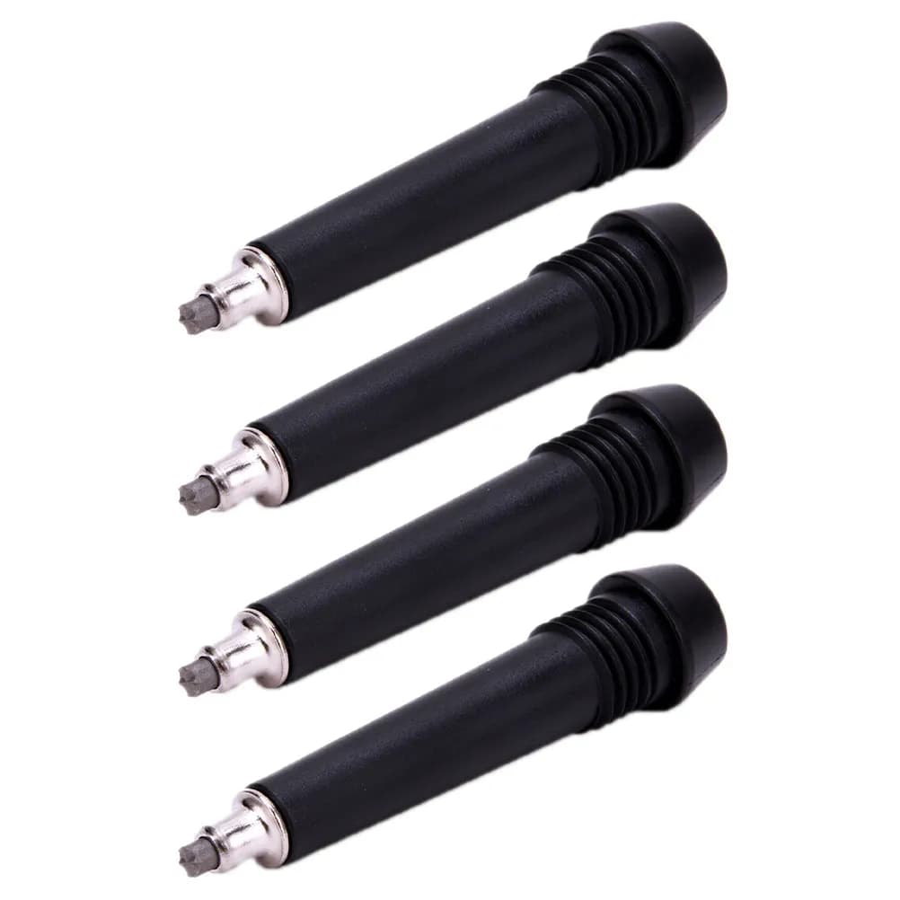 4Pcs Carbon Tungsten Steel Trekking Pole Tips Wear Resistant Trekking Sticks Tips Lightweight Compact Design for Long Term