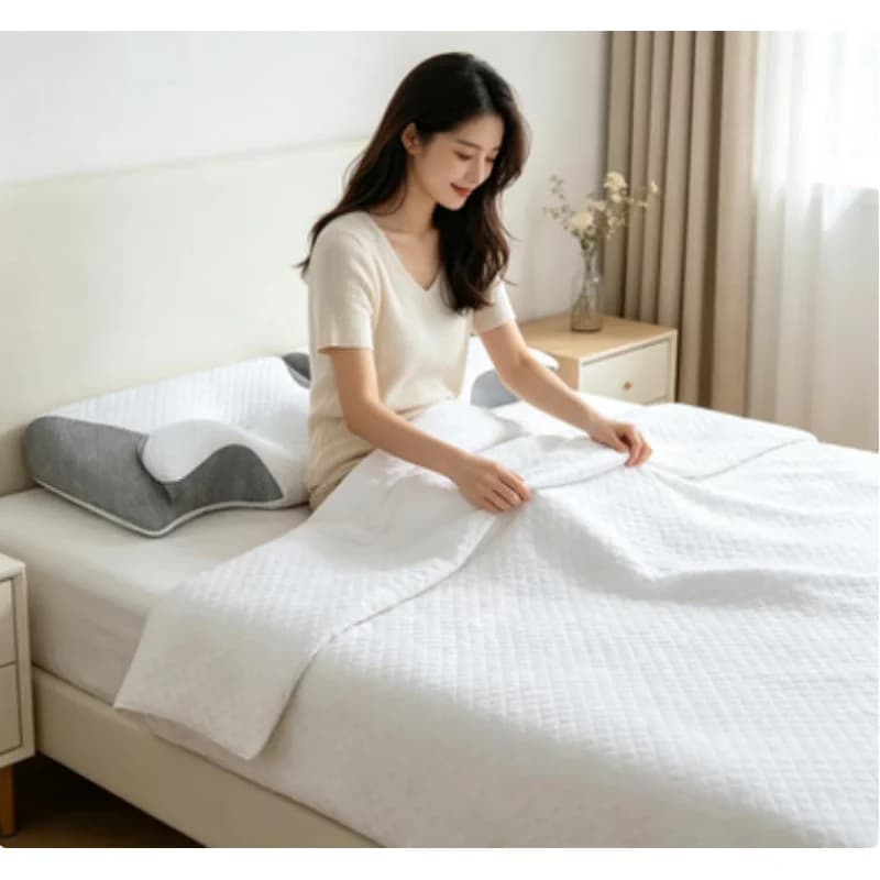 Cuscino Cervicale a Forma di Farfalla in Memory Foam, Ortopedico per Massaggio, Comodo per Dormire a Casa