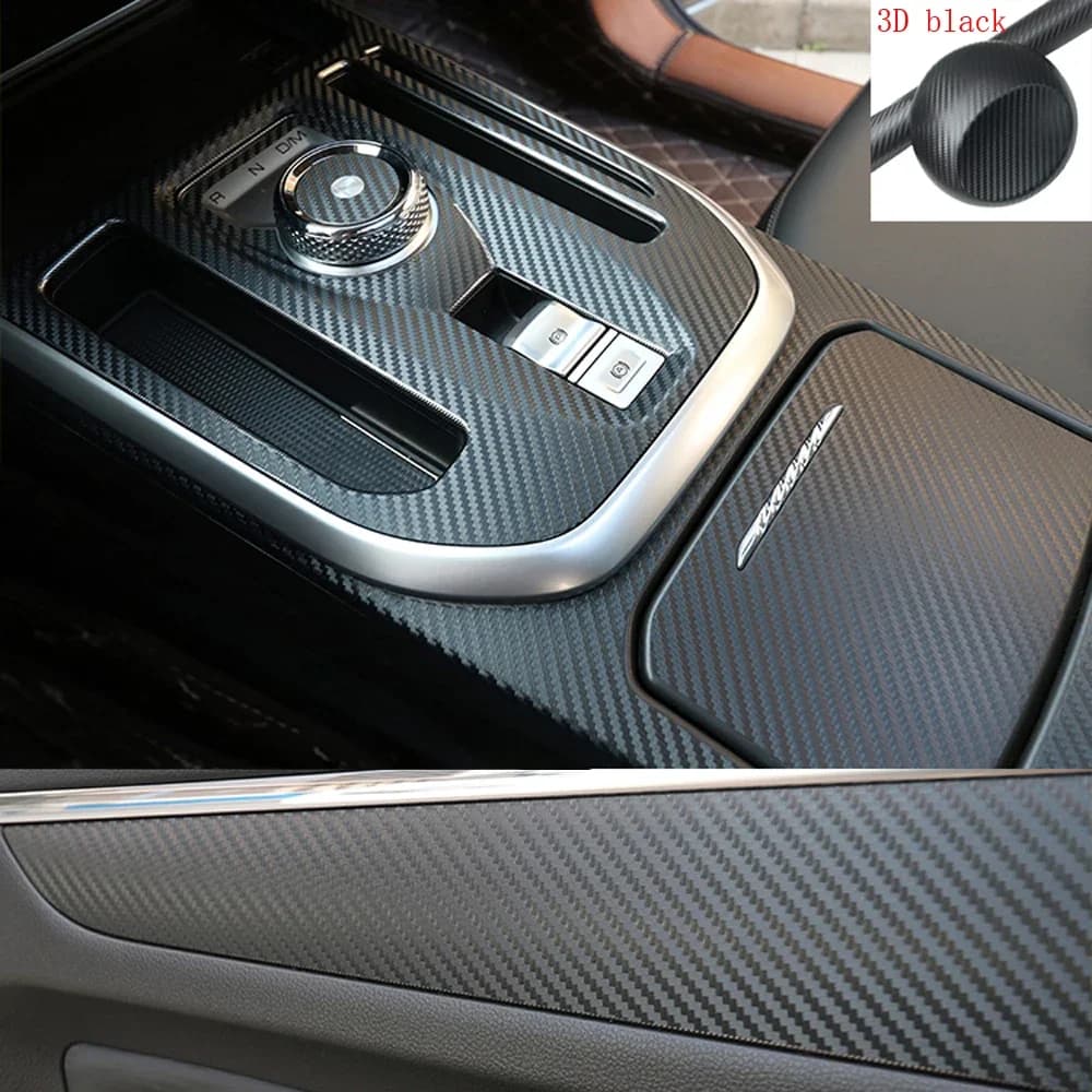 Per Haval Jolion 2021-2024 pannello di controllo centrale interno maniglia della porta 3D/5D adesivi in fibra di carbonio decalcomanie accessori per lo styling dell'auto