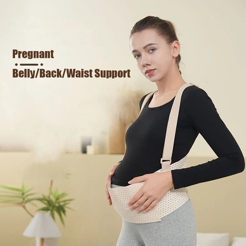 Pregnant Women Belly Bands Adjusted Maternity Belt Support With Back Brace Straps Prenatal Back Waist Pelvic Care Relieving Pain