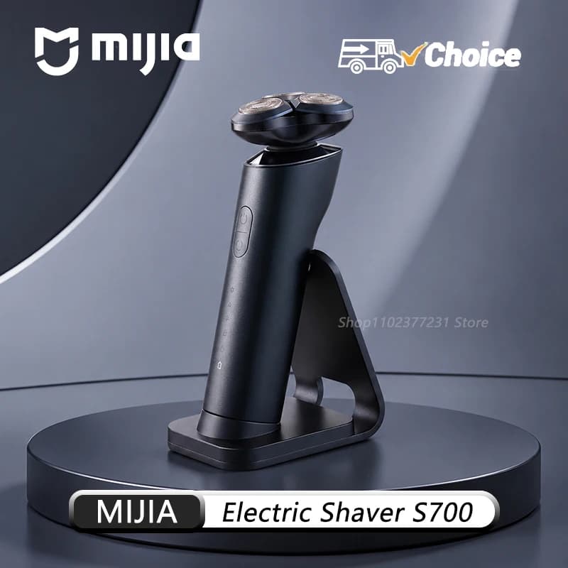 NEW MIJIA Electric Shaver S700 Portable Flex Razor 3 Head Shaving IPX7 Waterproof Washable Beard Trimmer Cutter 30 Day