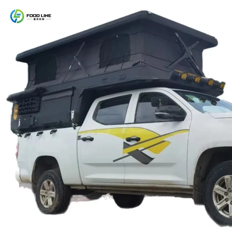 Customized Camping Multifunctional Automatic Pickup RV Outdoor Use With Pickup Truck Roof Tent