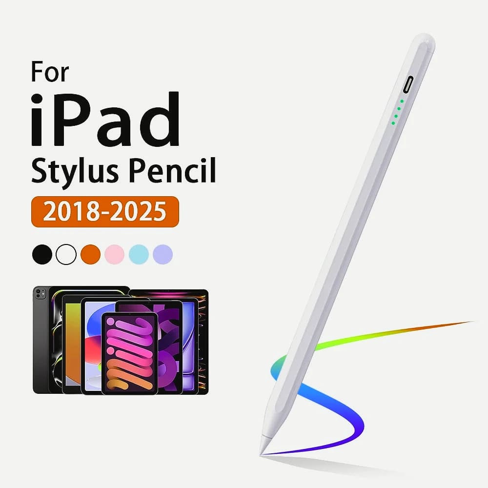 Penna Stilo Capacitiva per iPad, Ideale per Disegno e Appunti, Punta Fine, Senza Ritardi, Ricaricabile, Nuova Matita Touch 2026