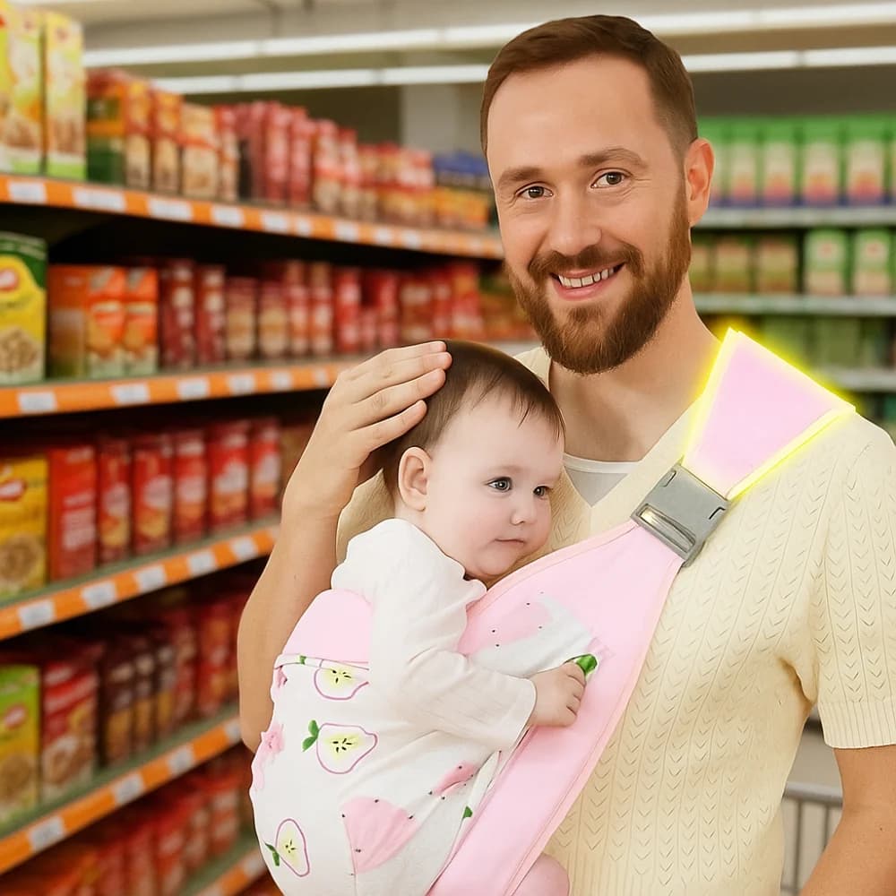 Breathable Baby Wrap Carrier Infant Kangaroo Bag Newborn Front Holding Infant Backpacks Horizontal Holding Type Mesh