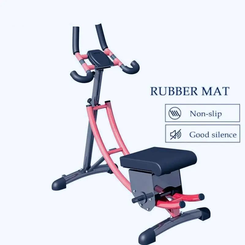 Fitness Equipment Foldable, AB Coaster Machine Adjustable for Core Strength Training, Abdominal Exercise Machine