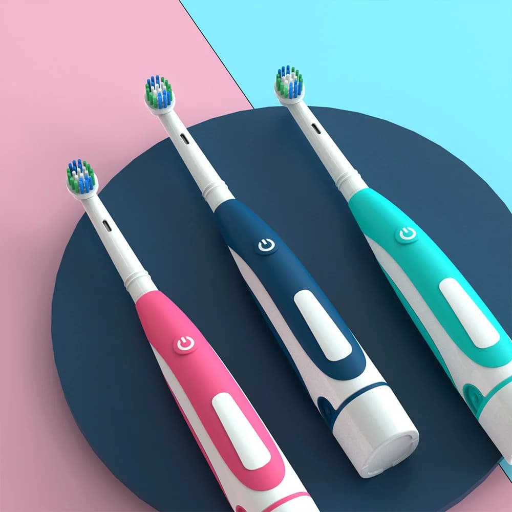 Round head electric brush for adults, soft hair, fully automatic induction, for men and women, lovers, compatible heads set