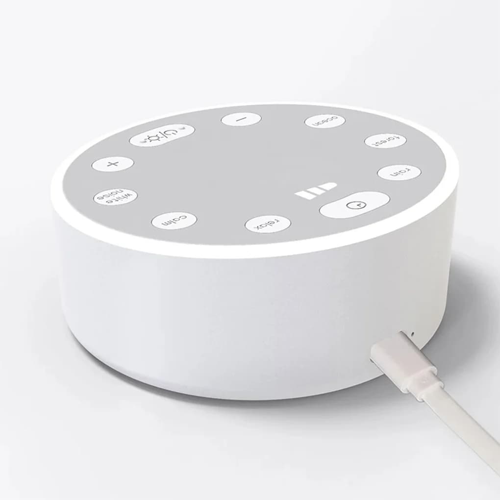 Altoparlante intelligente Rumore bianco Sonno Musica Regolazione del suono Umore Aiuto per dormire con macchina per rumore bianco ABS ambientale
