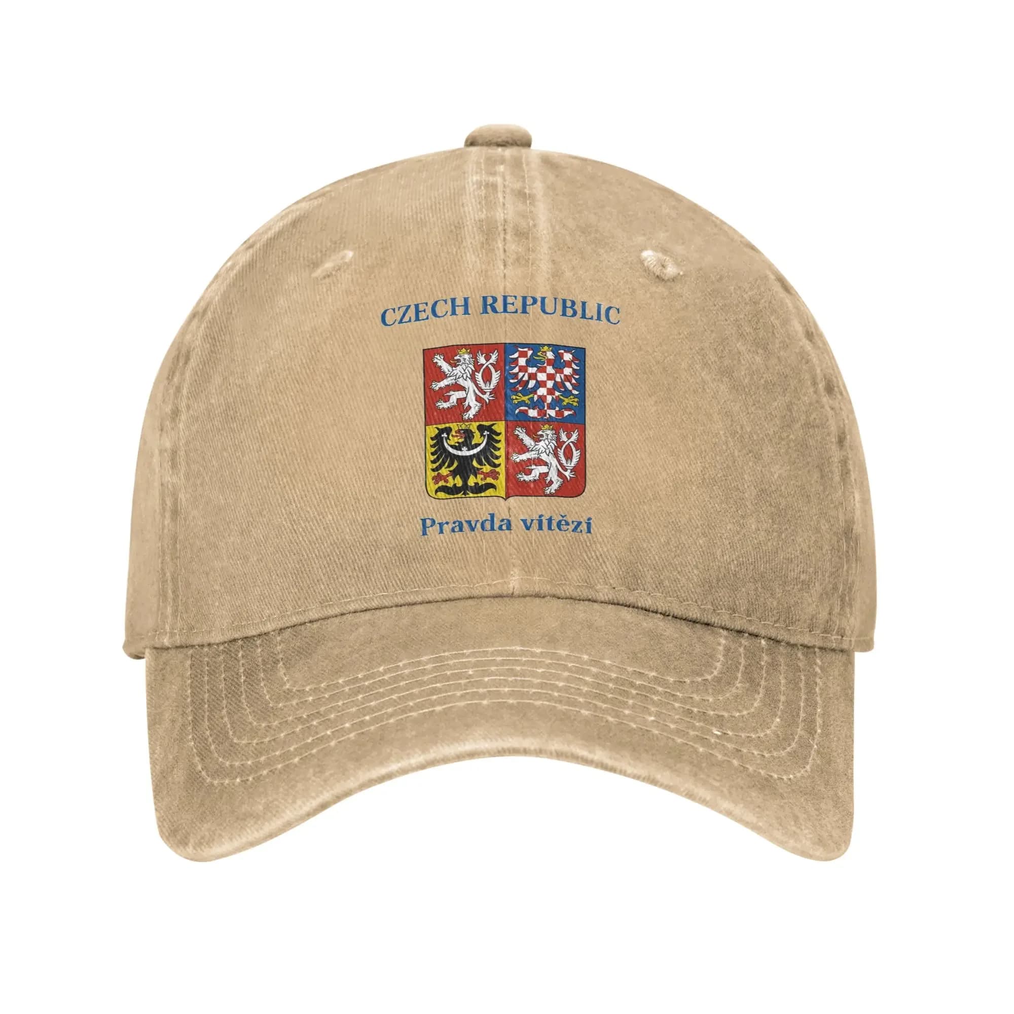 Cappellini con stemma della Repubblica Ceca unisex, accessori, cappellino da baseball, cappelli da camionista classici, regolabili