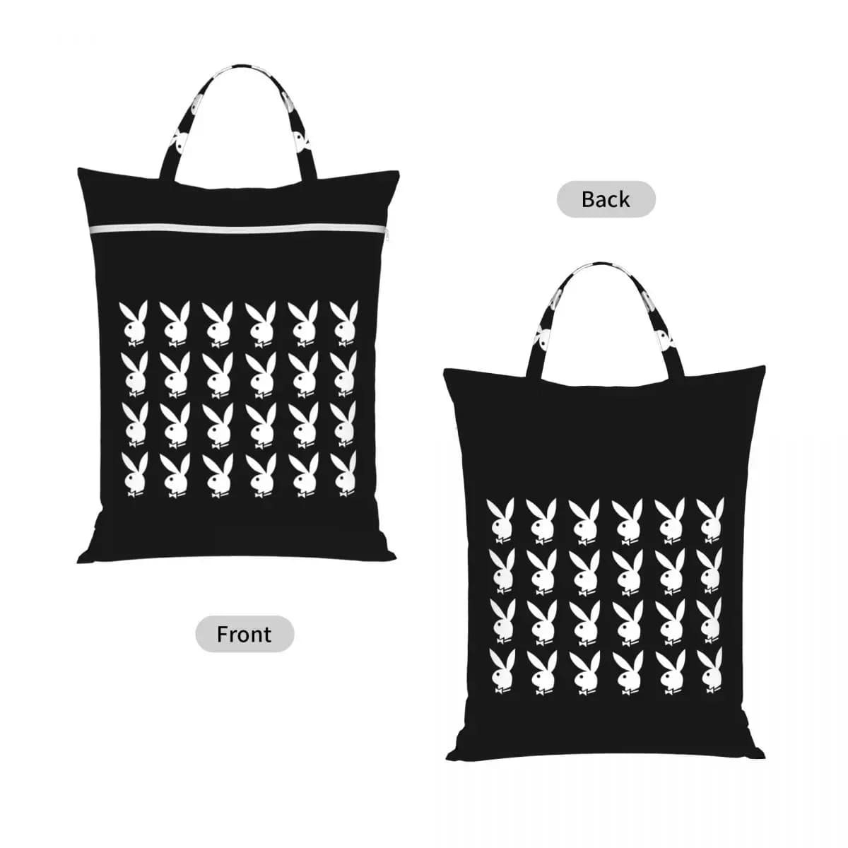Y2k Bunny Design Travel Laundry Bag Waterproof Reusable Dirty Clothes Pouch Gym Yoga Camping Washing Basket