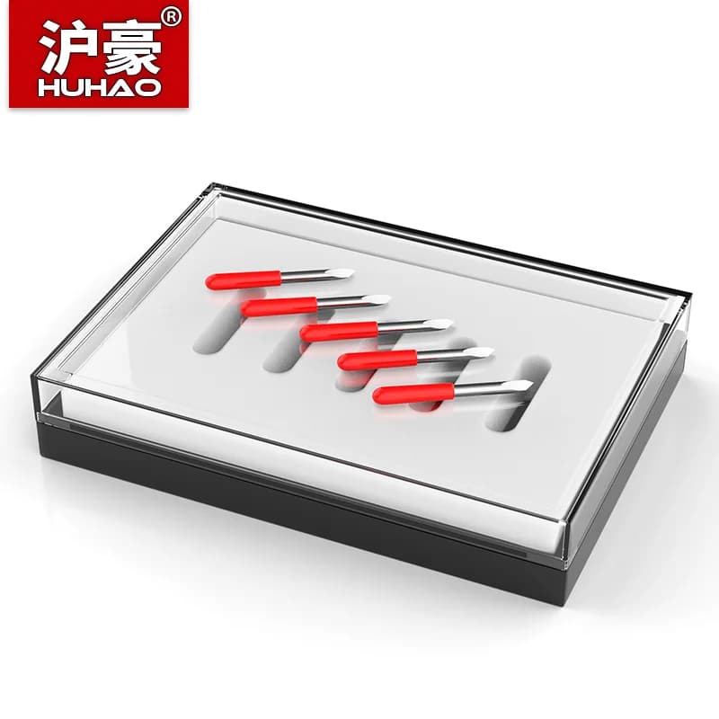 HUHAO 5PCS Mimaki Lame da Taglio Plotter da Taglio in Vinile Roland Summa Supporto Lama Fresa Strumenti 30/45/60 Gradi