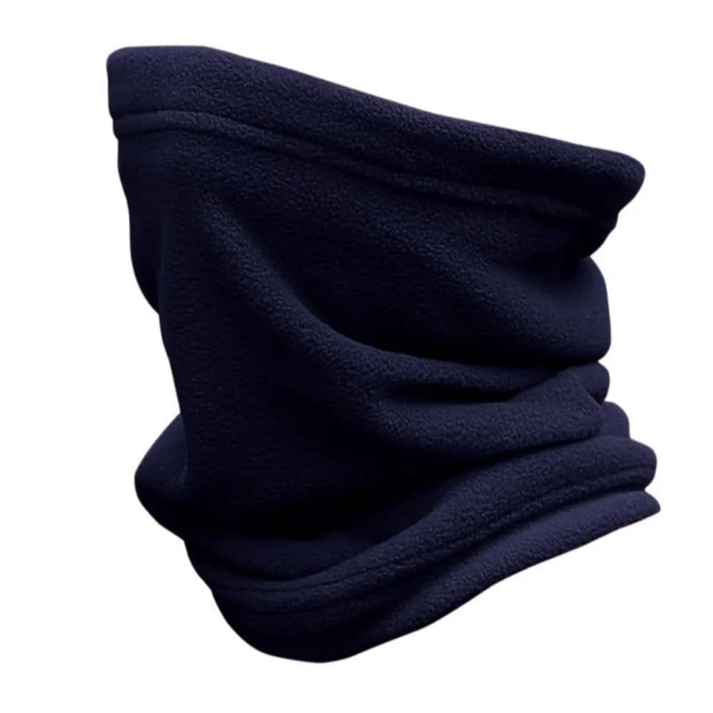 New Adjustable Warm Scarf Polar Fleece Coldproof Fake Collar Windproof Solid Color Neck Cover Gift