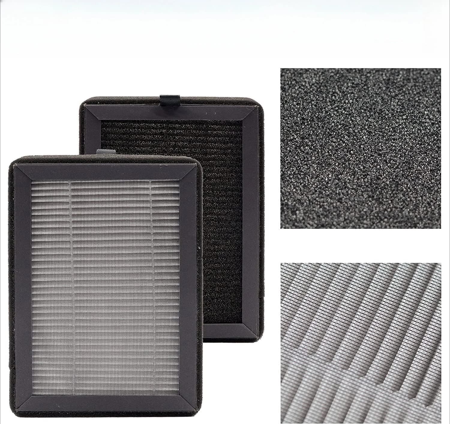 2 pezzi filtro HEPA a carbone attivo per LV-H128 PUURVSAS HM669A/ROVACS RV60 accessorio filtro purificatore d'aria
