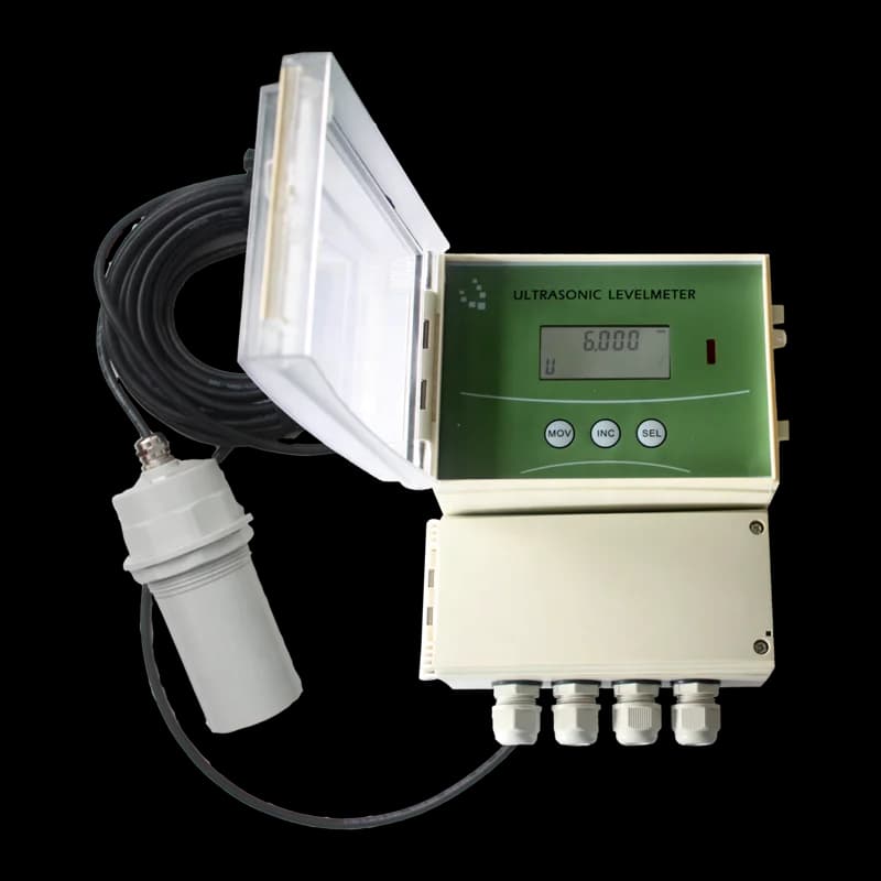 Industrial Ultrasonic Level Meter Automatic Water Level Indicator and Pump Controller Using Arduino