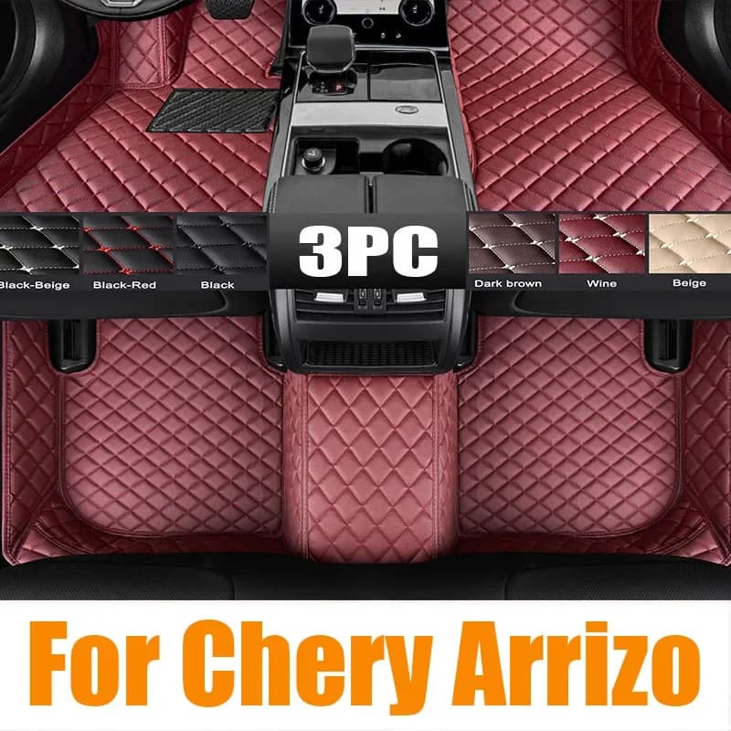 Tappetino per auto originale per Chery Arrizo Omoda S5 5 GT 2019 ~ 2024 Piede impermeabile Fodera in TPE Tappeto interno Tappetino personalizzato Tappeto A