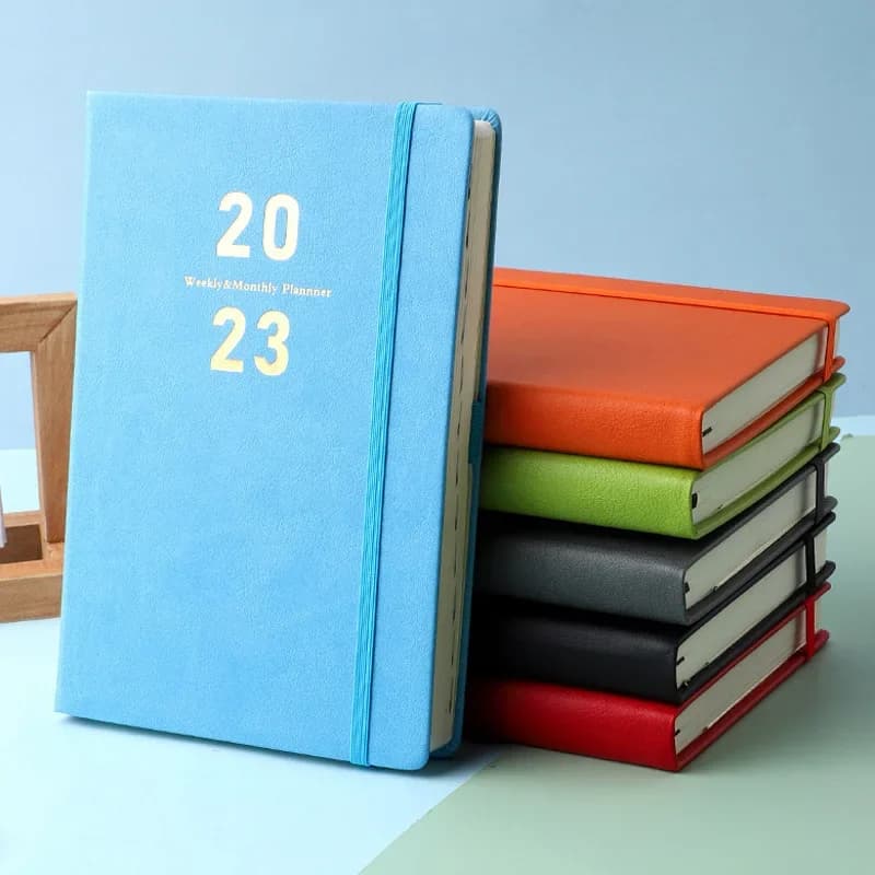 2023 A5 Programma inglese Pagina interna Notebook 365 Gestione del tempo Calendario Libro Blocco note Cancelleria Planner Agenda per ufficio scolastico