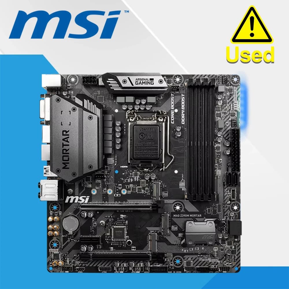 MSI MAG Z390M MORTAR LGA 1151 (serie 300) Scheda madre Intel Z390 HDMI USB 3.1 Micro ATX Intel