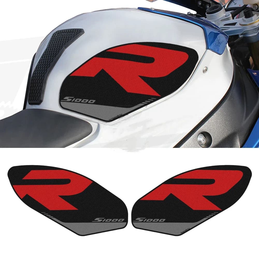 Protezione Laterale Serbatoio Moto, Grip Ginocchio Antiscivolo, Accessorio per BMW Motorrad S1000R 2014-2020 2015 2016 2017 2018 2019