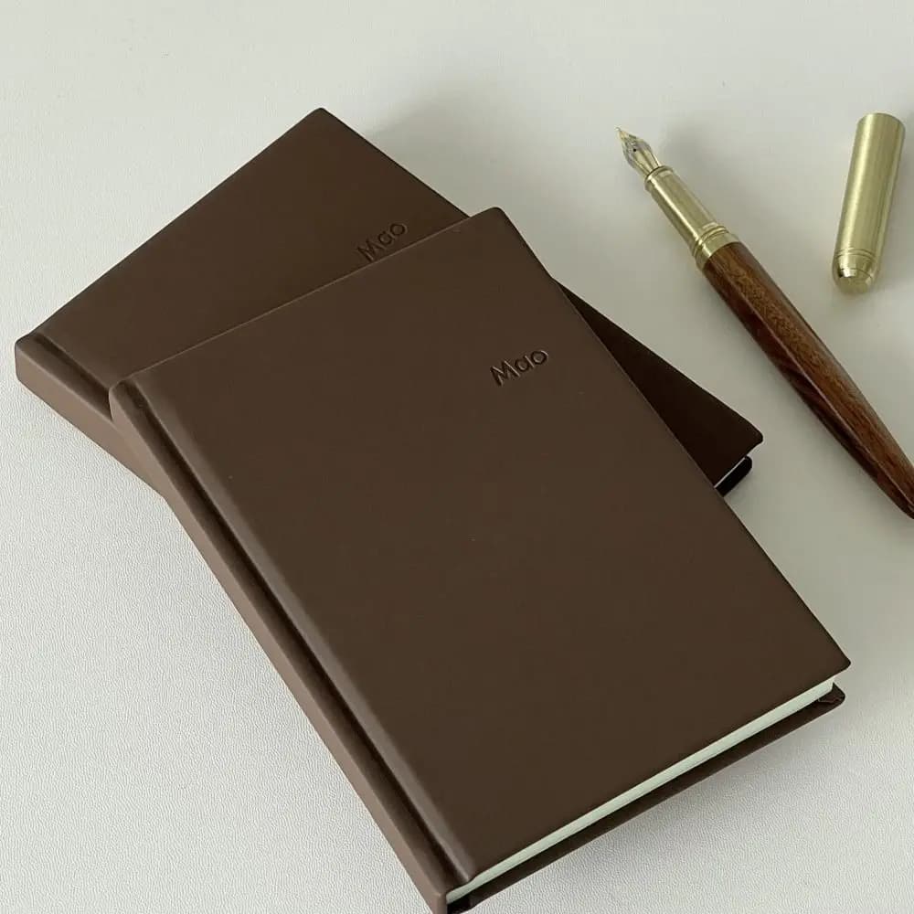Notebook Kawaii A6 con copertina in cioccolato, album fai da te, diario di viaggio, guscio rigido, programma, pianificatore, libro regalo
