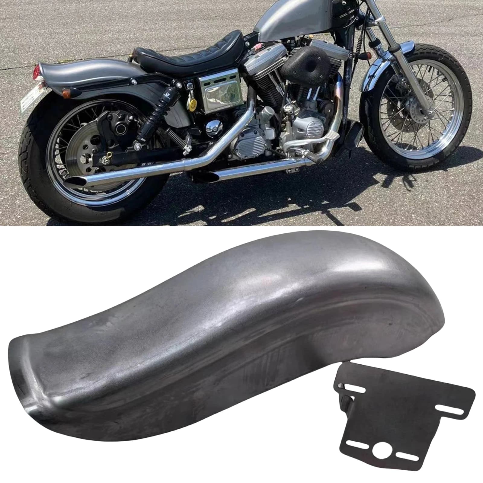 Per Harley Davidson Dyna Sportster 1994-2017 Moto Parafango Posteriore Parafango Ruota Fango Piastra di Protezione Della Copertura