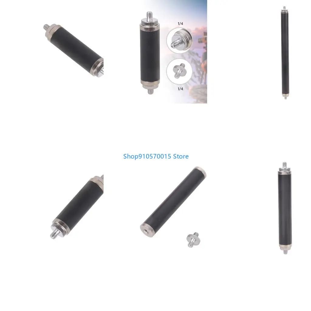 B95C Twin End 1/4 Inch Male Female Threaded Iron Rod Suitable For Photography Camera Tripod Adapter Light Stand 4 Size Option