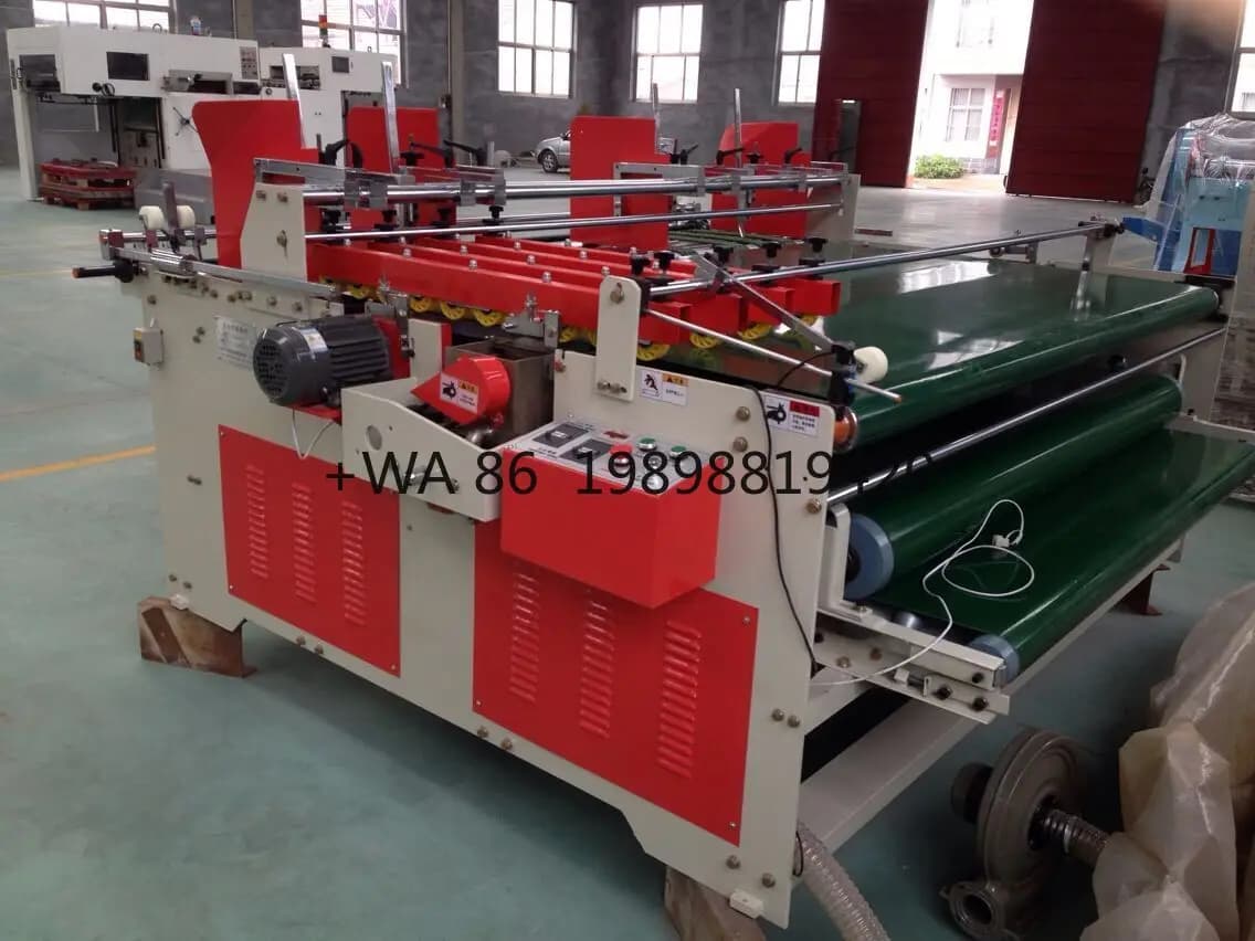 Cucitrice per cartelle di scatole ondulate Gluer Machine Semi automatica in cartone di alta qualità