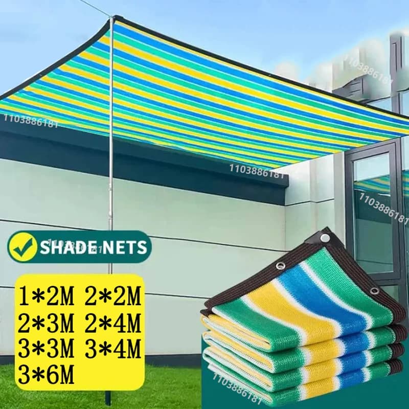 Sunbed net Anti-ultraviolet Tent Coverage net for plants for outdoor garden Courtyard Pool Balcony Sunbed