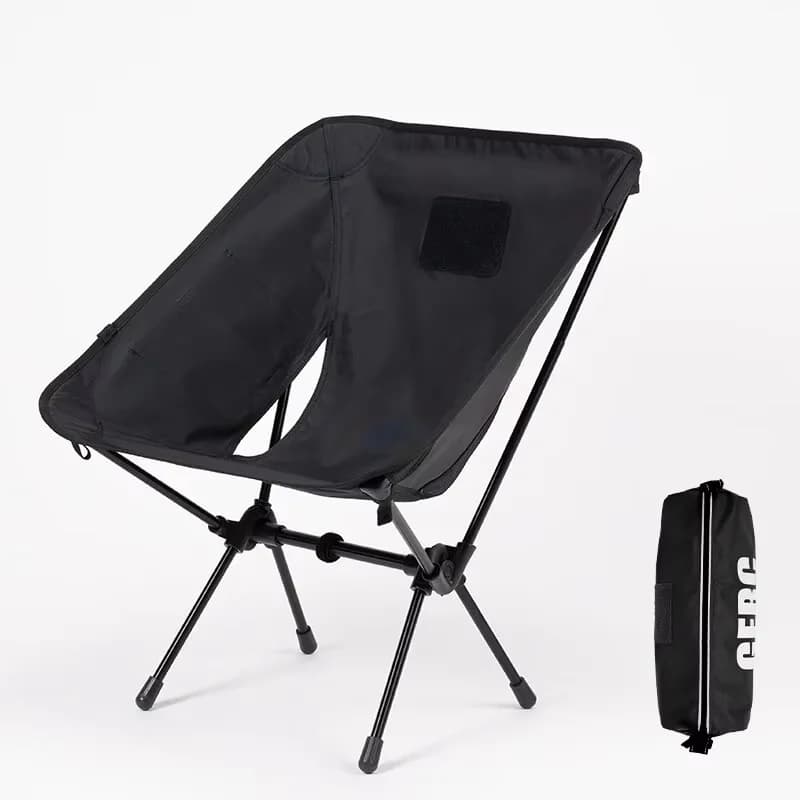 Sedia da campeggio portatile GERC, sedia da campeggio pieghevole leggera per esterni, sedia da spiaggia compatta e resistente con borsa, per escursioni