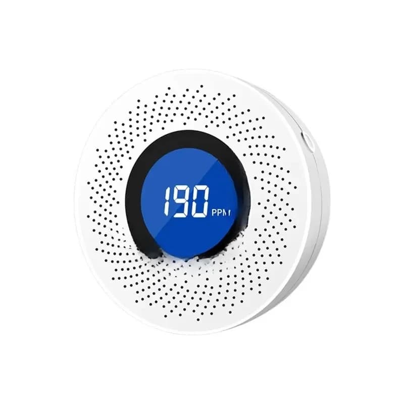 Protezione di sicurezza Rilevatore di monossido di carbonio Monitor CO Allarme avvelenamento Display digitale LCD Controllo in tempo reale per interni domestici