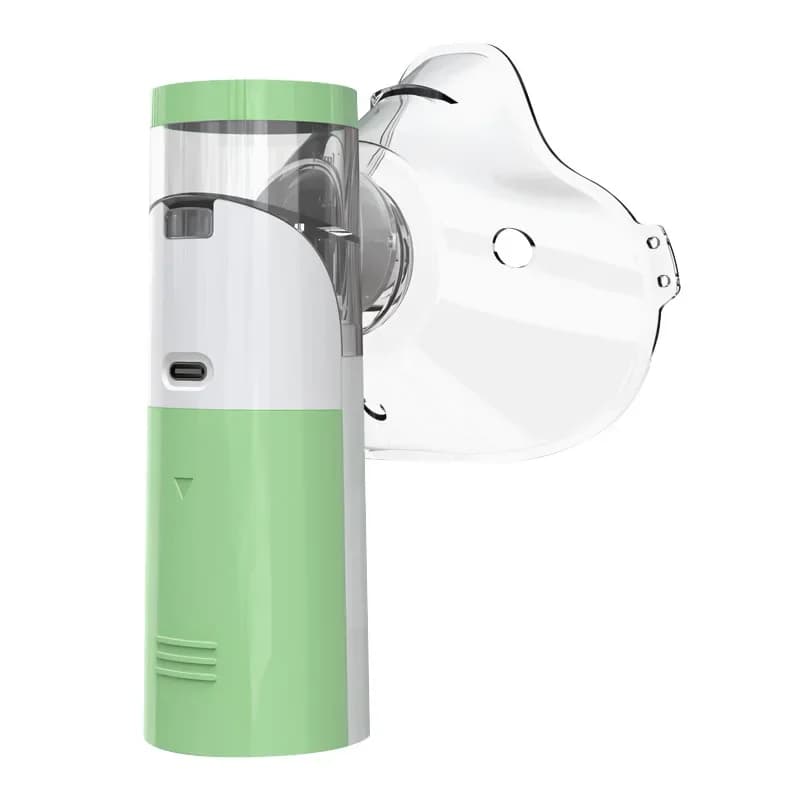 Mini Vaporizzatore Facciale Rivitalizzante e Umidificatore 2-in-1 con Nebbia Nano-Ionica per Idratazione della Pelle, Strumento per Umidificare l'Aria con Serbatoio d'Acqua