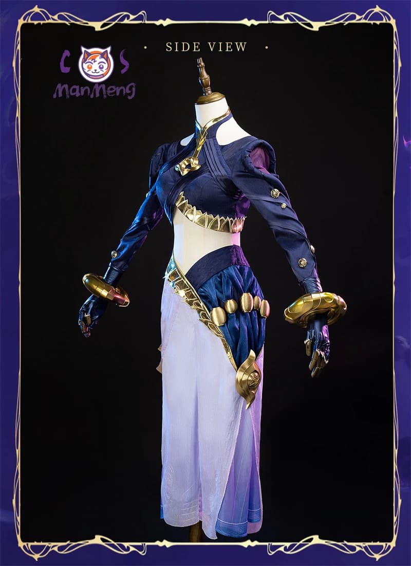 Costume Cosplay Yunara, New Sexy Women's Dress with Wig, for Halloween and Carnival, Uniform Yunara