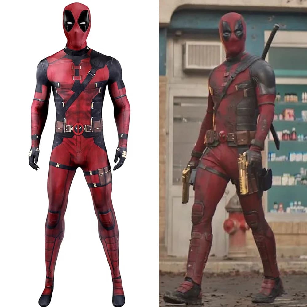 Daredevil Deadpool Costume Cosplay Matt Murdock Supereroe Daredevil 3D Stampato Spandex Abiti Costume di Halloween Zenzai Abiti