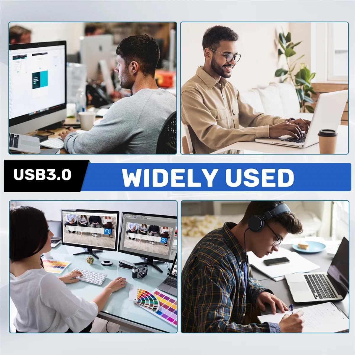 XFDZ USB HUB 3.0 USB Splitter 3 Ports Extensor Multi USB Extension Multiple 3 0 Hub SD Card Reader USB3.0 Expander for PC