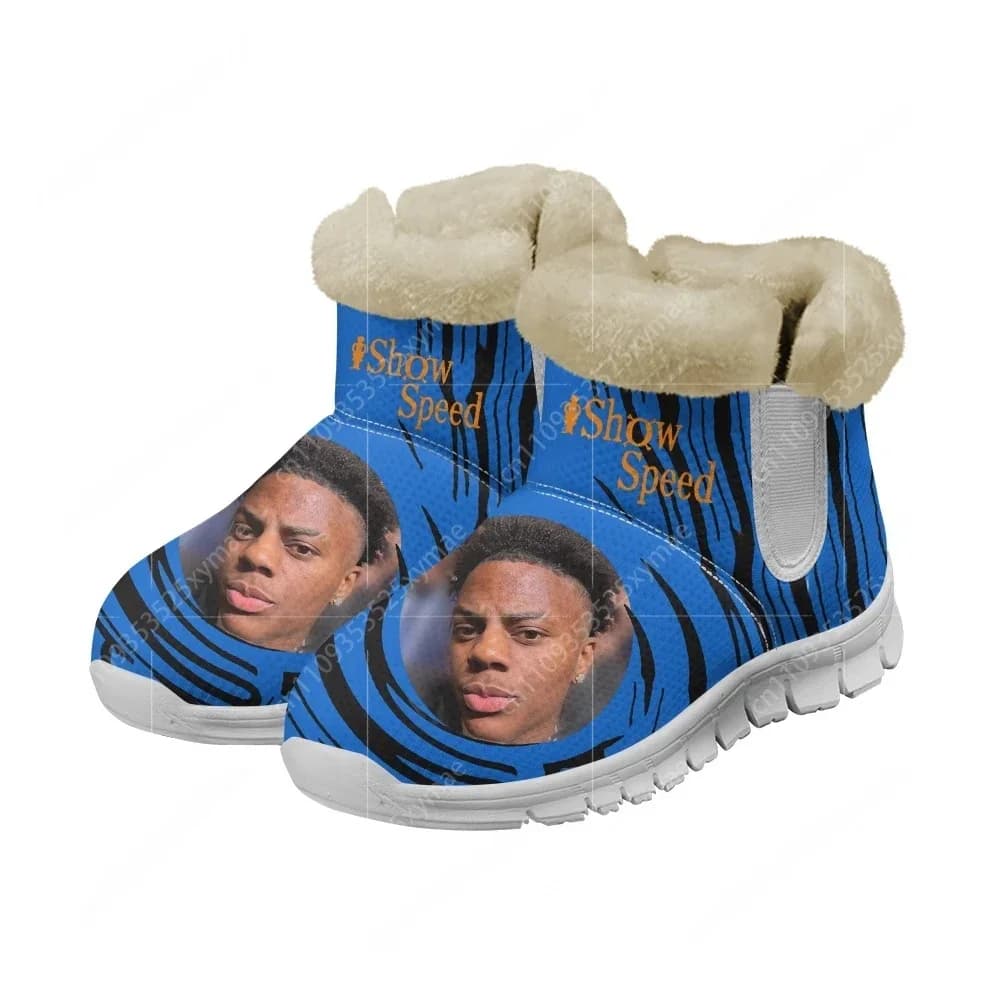 IShowSpeed American Rap Singer Snow Boots Mens Womens Jungle Same Shoes Keep Warm Casual Lightweight Plush Thickened Sneakers
