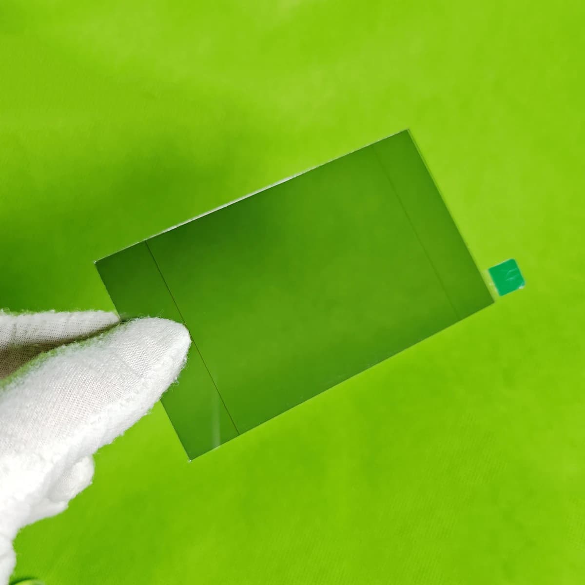 142x86mm Proiettore Isolamento termico Lente Polarizzatore Pellicola Termica Polarizzata Isolata Vetro Giallo Schermo Bruciato Riparazione Parti FAI DA TE