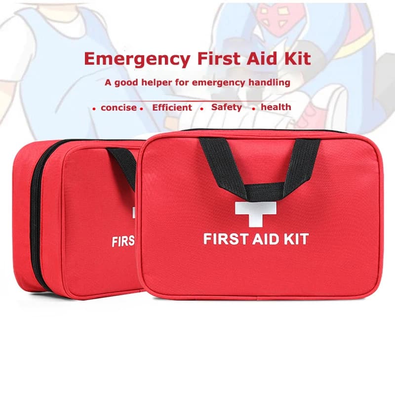 Borsa per medicinali di sopravvivenza compatta per riporre Kit medico portatile multifunzionale Borsa di pronto soccorso da viaggio vuota per escursioni in campeggio ecc