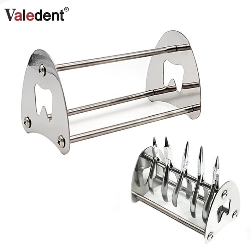 Pinze dentali Supporto per pinze ortodontiche Rack Espositore in acciaio inossidabile Pinze Forbici Posizionamento Strumento per clinica odontoiatrica