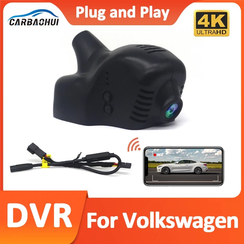Per Volkswagen Passat B7 CC Tiguan MK1 Jetta golf 6 2010 ~ 2015 Per Skoda Octavia 2 facelift 2013 4K Dash Cam Wifi Auto DVR macchina fotografica