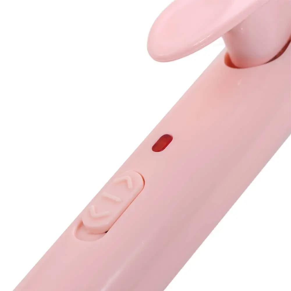 Arricciacapelli in Ceramica da 9MM con Riscaldamento Rapido a Temperatura Costante, Ferro Arricciacapelli Mini per Uso Domestico e Professionale
