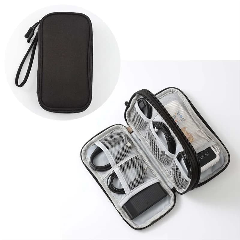 【B6R-Sale】Data Cable Storage Bag Power Charging Cable Bag Box Digital Storage Bag U Disk Headphone Hard Drive Storage Box